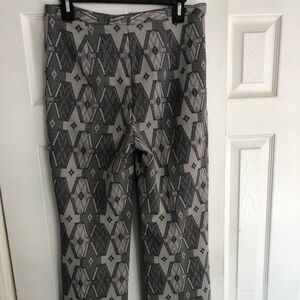 Vintage Stylish Gray Patterned Woman’s Bottoms